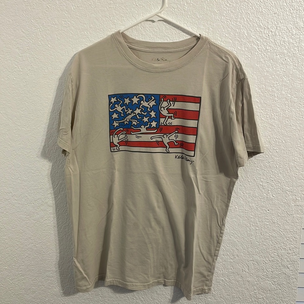 Vintage Keith Haring Graphic T Shirt